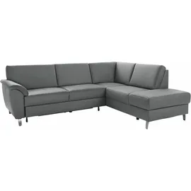 sit&more Ecksofa Texel L-Form Kunstleder 3-Sitzer Braun