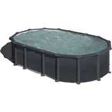 Gre Stahlwandbecken Set Lattenzaun-Rankgitter Design 610 x 375 x 132 cm