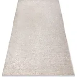 RugsX Teppich Teppichboden Santa Fe beige 33 eben, glatt, einfarbig, 100x250 cm,