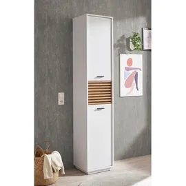 Möbel Boss Liguria Hochschrank 38 x 191 x 35 cm Weiß/Holz