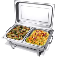 BC-ELEC - F433-2 Speisenwärmer Buffetwärmer 2x GN1/2 bain marie