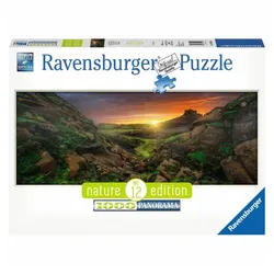 Ravensburger Puzzle Sonne Über Island, Nature Edition, 1000 Puzzleteile bunt