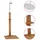 vidaXL Gartendusche 75 x 210 cm massivholz teak