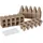 Relaxdays Anzuchttöpfe 200er Set biologisch abbaubar HxBxT 5,5 x 3,5 x 3,5 cm braun