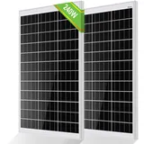 ECO-WORTHY 240W Solarmodul Hocheffizientes monokristallines Modul für Wohnmobile