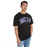 Tommy Jeans T-Shirt »TJM REG POPCOLOR VARSITY TEE EXT«, mit modischem Markenprint, schwarz