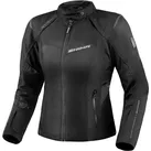SHIMA Motorradjacke Rush 2.0 wasserdichte Damen Motorrad Textiljacke Rückenprotektor enthalten,herausnehmbares Innenfutter,wasserdicht schwarz XL