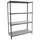 Proregal Schwerlastregal Metall 150x100x50cm Anthrazit-Verzinkt