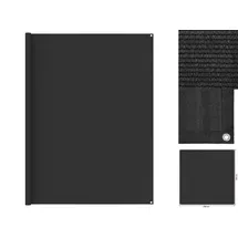 vidaXL Zeltteppiche, Campingteppich250x250 cm Anthrazit HDPE