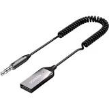 UGREEN Bluetooth 5.3 Audioempfänger USB-Kabel Audioadapter AUX-Buchse schwarz (70601 CM309,