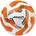 Uhlsport Fußball Resist Addglue white/fluo orange/black