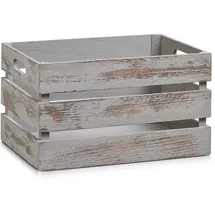 Zeller Aufbewahrungskiste Vintage 35 x 25 x 20,5 cm 1-tlg. grau