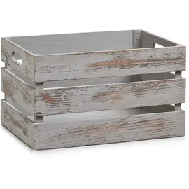 Zeller Aufbewahrungskiste Vintage 35 x 25 x 20,5 cm 1-tlg. grau