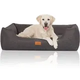 Knuffelwuff Hundebett Lotte 105 x 75 cm grau