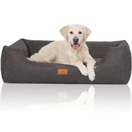 Knuffelwuff Hundebett Lotte 105 x 75 cm grau