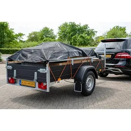 Black & Decker BLACK+DECKER Schwarze Anhängerplane 1,6 x 2,5 m