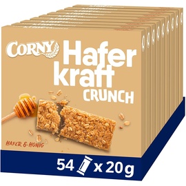 Corny Haferriegel Corny Crunch, knackig mit wertvollem Hafer & Honig, 54x20g