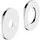 Keuco Rosetten-Set IXMO f Waschtisch-Einhebelmischer UP, 85mm, rd, MS vc