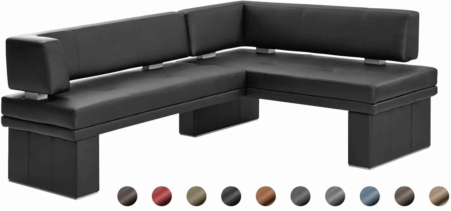 Schösswender »Manhattan« Eckbank 480/1 212x253 cm / Gavin 22 cognac