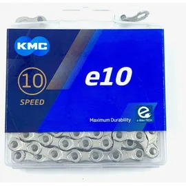 KMC e10 122 Glieder Silber