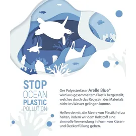 ASPERO Aspero, Einziehdecke aus recyceltem Material - Weiß