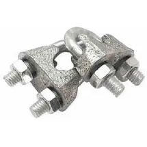 Pösamo Drahtseilklemme Stahl-verzinkt 8 mm 2 Stück