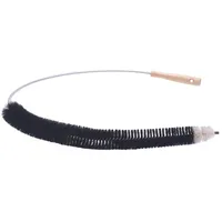 Steuber Heizkörperpinsel Heizkörperbürste 50 cm mit Ziegenhaar Borsten, flexibler Stiel, Extra feine Borsten für gründliche Reinigung