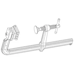 Hochleistungs-Zwinge KombiKlamp 300x120mm