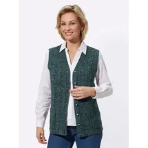 Classic Basics WITT WEIDEN Strickweste in ozean-meliert | Gr.: 52