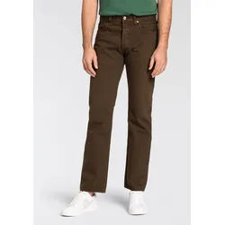 5-Pocket-Jeans LEVI'S "501 VI'S ORIG", Herren, Gr. 30, Länge 32, braun (motion sickness gd), Denim/Jeans, Obermaterial: 100% Baumwolle, casual, bequem lang, Jeans, mit Markenlabel