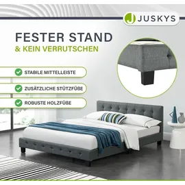 Juskys Manresa 140 x 200 cm H3 grau