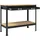 vidaXL Werkbank Schwarz 81 x 41 x 145 cm Holzwerkstoff und Metall