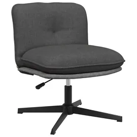 vidaXL Bürostuhl Stoff Dunkelgrau