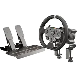 MOZA Racing R3 Bundle für XBOX & PC lizensiertes XBOX Racing Bundle mit Lenkrad, Motor und Pedalen, Motor mit 3,9 NM Drehmoment