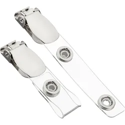 Peach Kunststoff-Clips, klar, PP512, 100 Stück