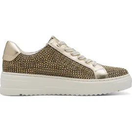 Marco Tozzi feel me Rpet-lining für Damen, gold, Größe 42 EU