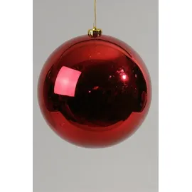 Kaemingk Weihnachtsbaumkugeln bruchfest Ø 14 cm 1 Stück rot/glanz