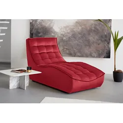 Chaiselongue CALIA ITALIA "Banjo, Designsofa, erstklassiger Sitzkomfort, als Einzelelement", rot (rosso), B:81cm H:88cm T:156cm, Sofas, oder als Modulsofa mit den passenden Erweiterungselementen stellbar