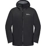 Jack Wolfskin Herren Highest Peak 3l Jacke (Größe S, schwarz)