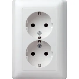 Gira Doppelsteckdose 2 St. Weiß