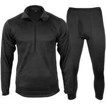 Mil-Tec Thermofleece Unterwäsche schwarz XL