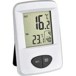 TFA Funk-Thermometer Base 30.3061, Thermometer + Hygrometer, Weiss