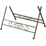 Hti-Living Gartentisch Beistelltisch 70 x 50 x 58 cm Braun/Rot