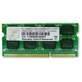 G.SKILL SQ Series Memory Arbeitspeicher 4GB (1600MHz, 204-polig, CL11) SO DIMM DDR3-RAM Kit, F3-12800CL11S-4GBSQ,