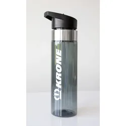 Krone Trinkflasche mit Trinkhalm