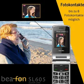 Bea-fon SL605 2G Schwarz/Silber ohne Netzteil