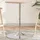 vidaXL Bartisch Ø60x89,5 cm Massivholz Eiche - Braun