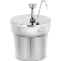 Royal Catering Saucenspender Pumpspender Dosierspender Senfspender Ketchup Edelstahl 6,6