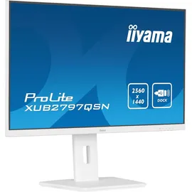 Iiyama Prolite XUB2797QSN-W2 27" LED IPS QHD 100Hz Altavoces Altura Ajustable Docking USB-C