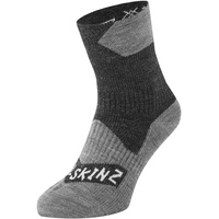 SealSkinz Unisex Allwetter Wasserdichte Socken – Knöchellang, Schwarz, M